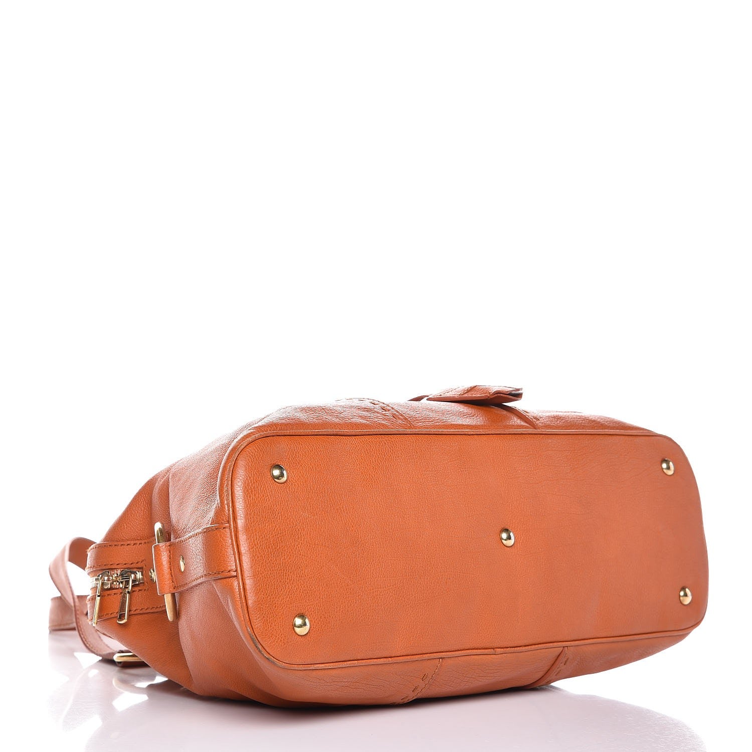 Saint Laurent Calfskin Large Muse Orange 4 of 10