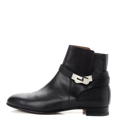 Hermes Calfskin Neo Low Boots 41 Black 1 of 8