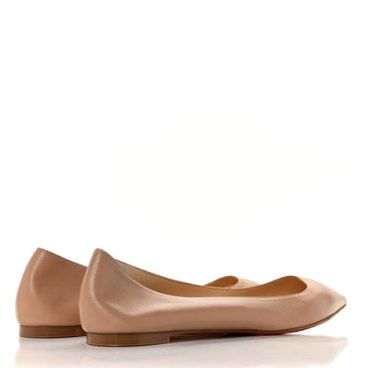 Christian Louboutin Shiny Nappa Ballalla Flats 41 Nude 4 of 8