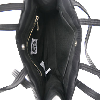 Telfar x MOOSE KNUCKLES Nylon Quilted Medium Shopping Bag Black 6 of 10