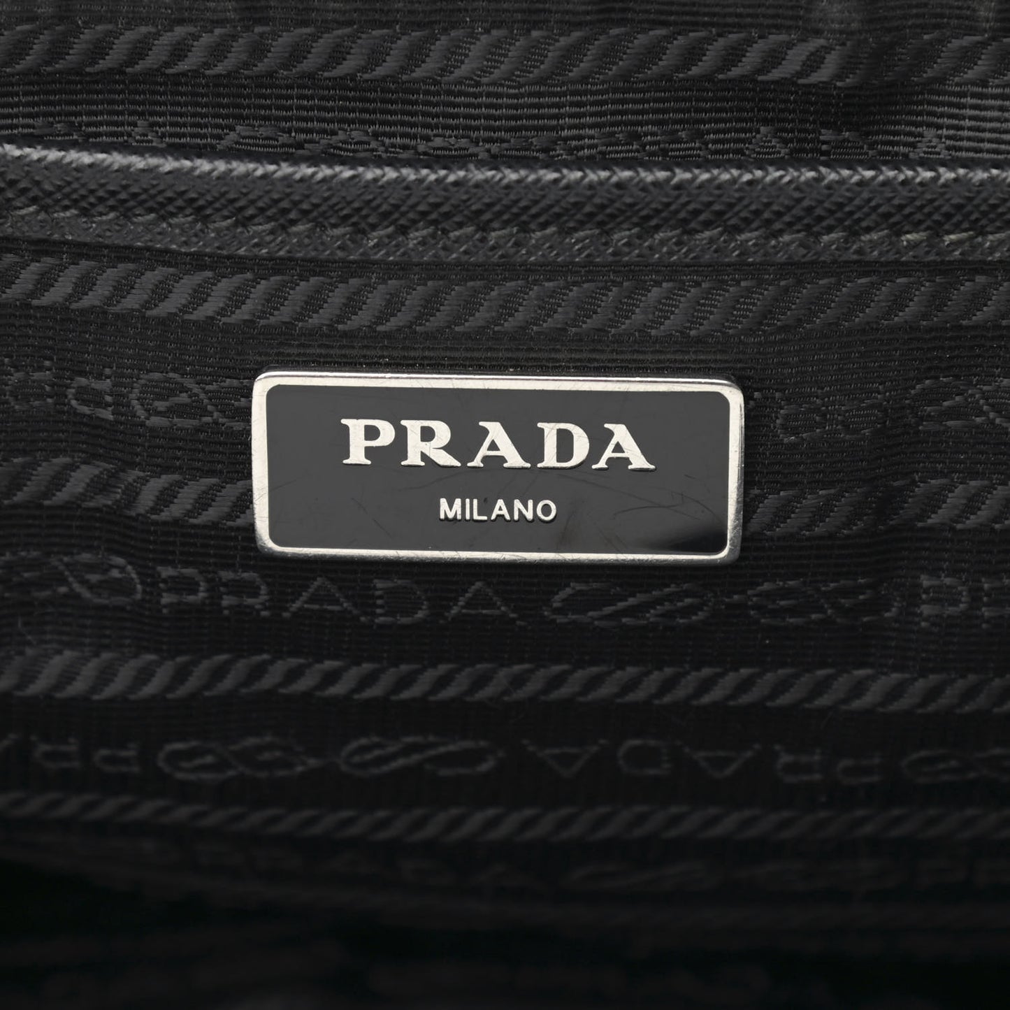 Re-Nylon Saffiano Medium Backpack Black