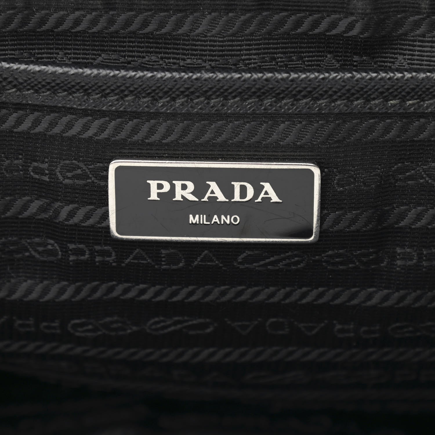 Prada Re-Nylon Saffiano Medium Backpack Black 7 of 14