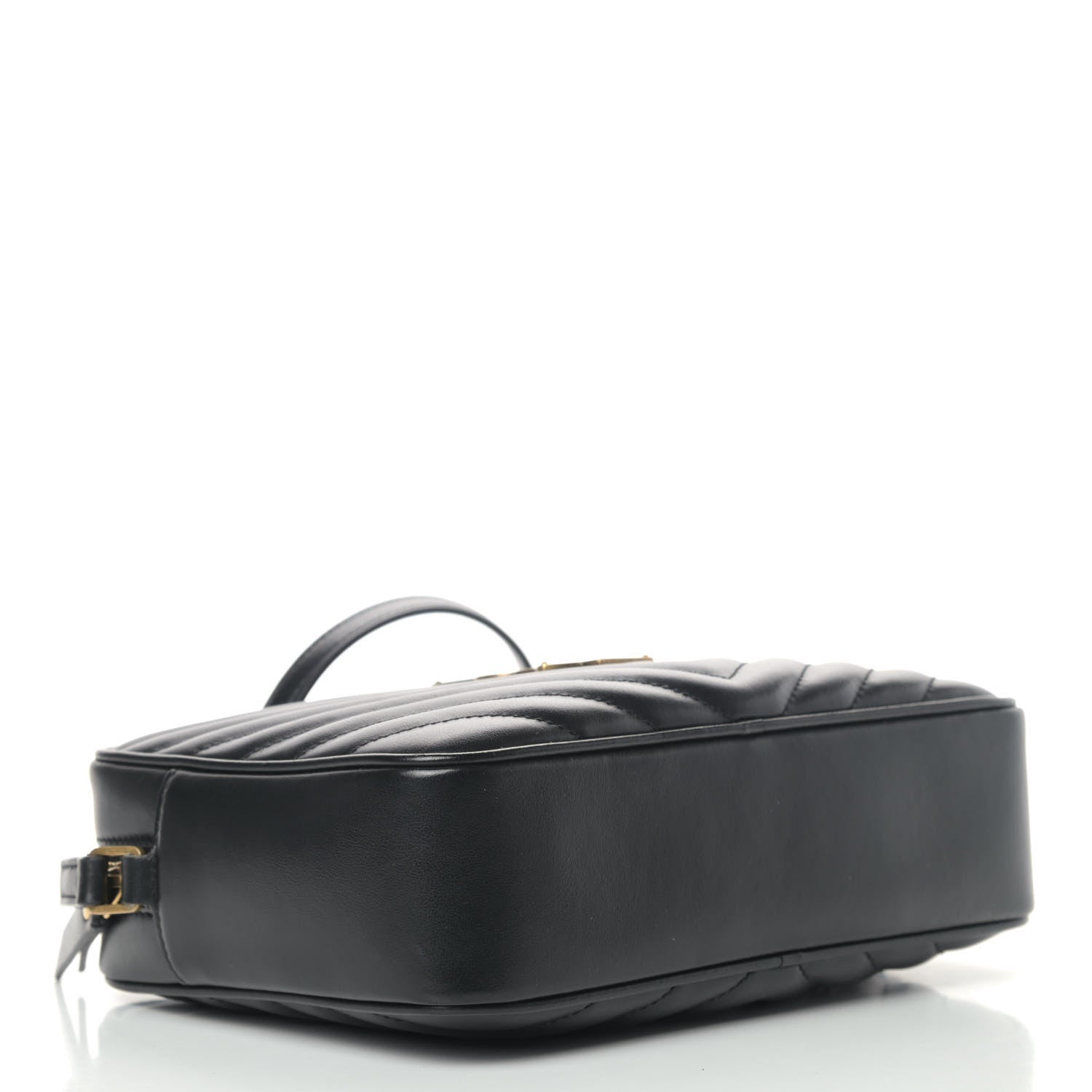 Saint Laurent Calfskin Matelasse Monogram Lou Camera Bag Black 4 of 5