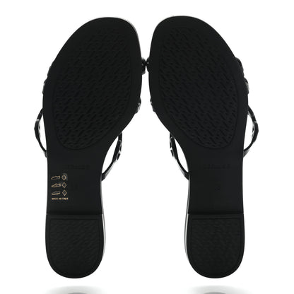 Hermes TPU Rivage Sandals 36 Black 5 of 8