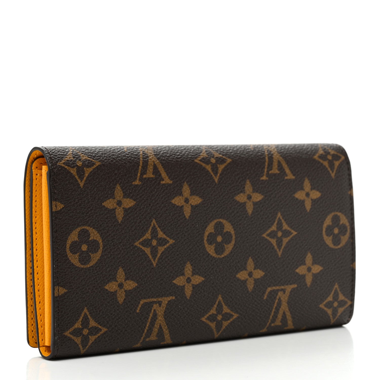 Louis Vuitton Monogram 2022 Christmas Animation Sarah Wallet Yellow 3 of 7