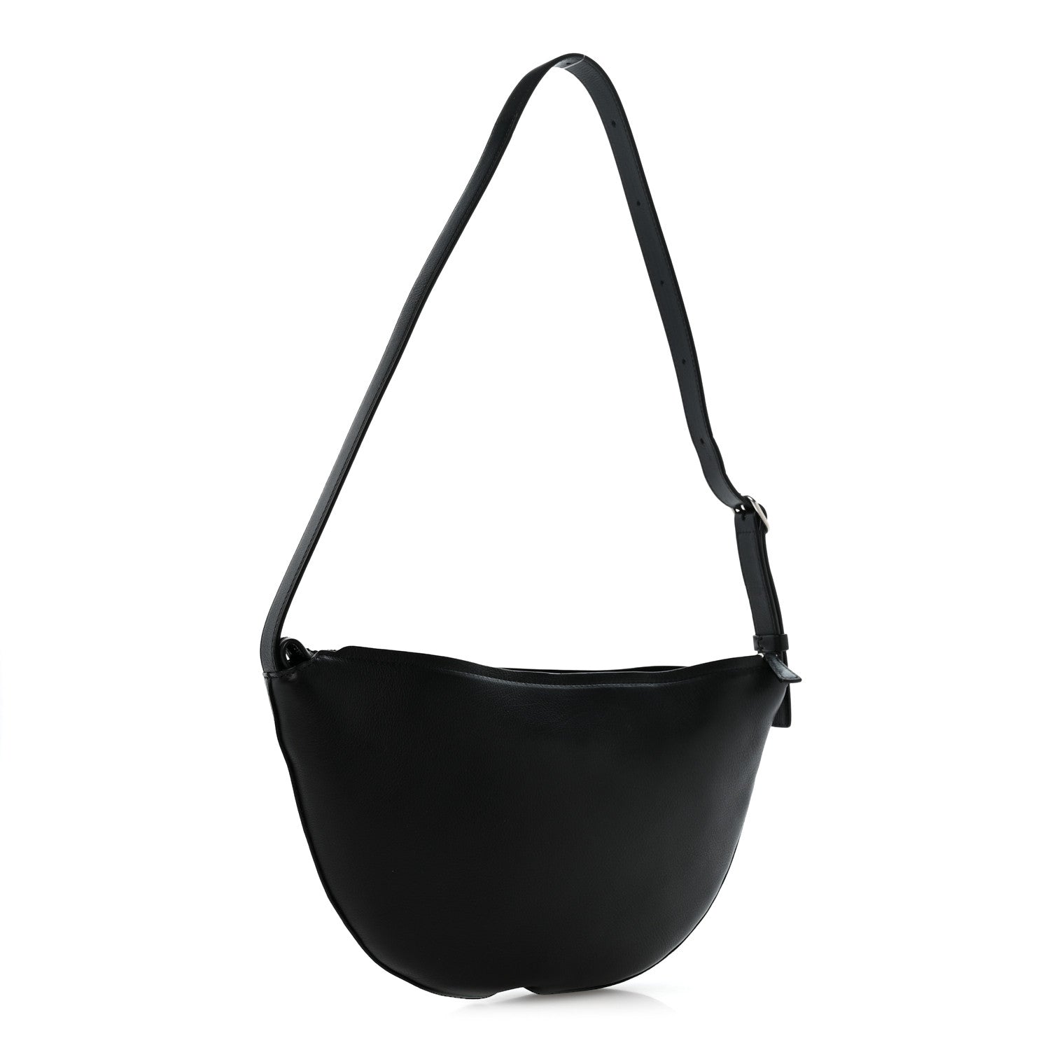 The Row Finely Grained Calfskin Jouvette Bag Black 3 of 11