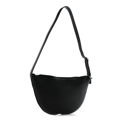 The Row Finely Grained Calfskin Jouvette Bag Black 3 of 11