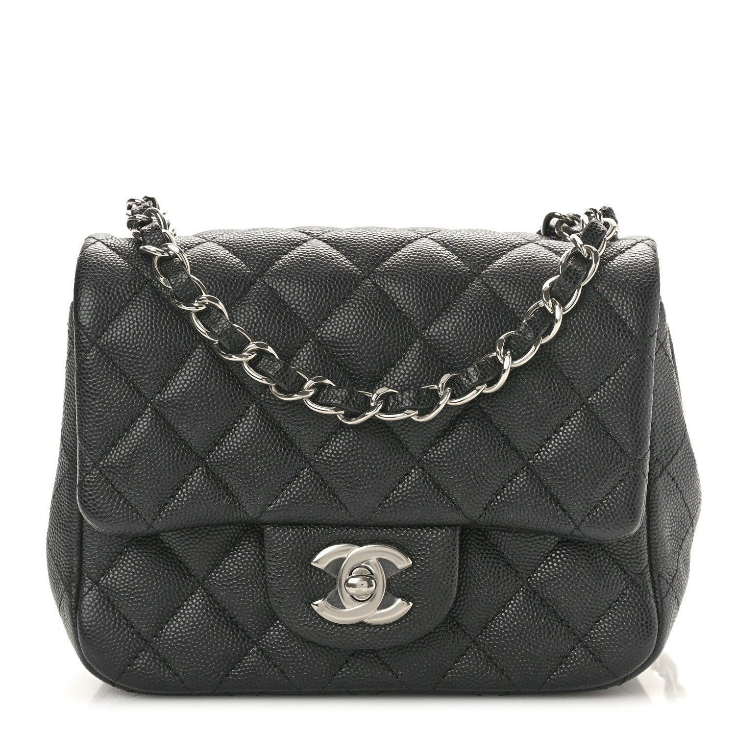 Chanel Caviar Quilted Mini Square Flap Black 1 of 10