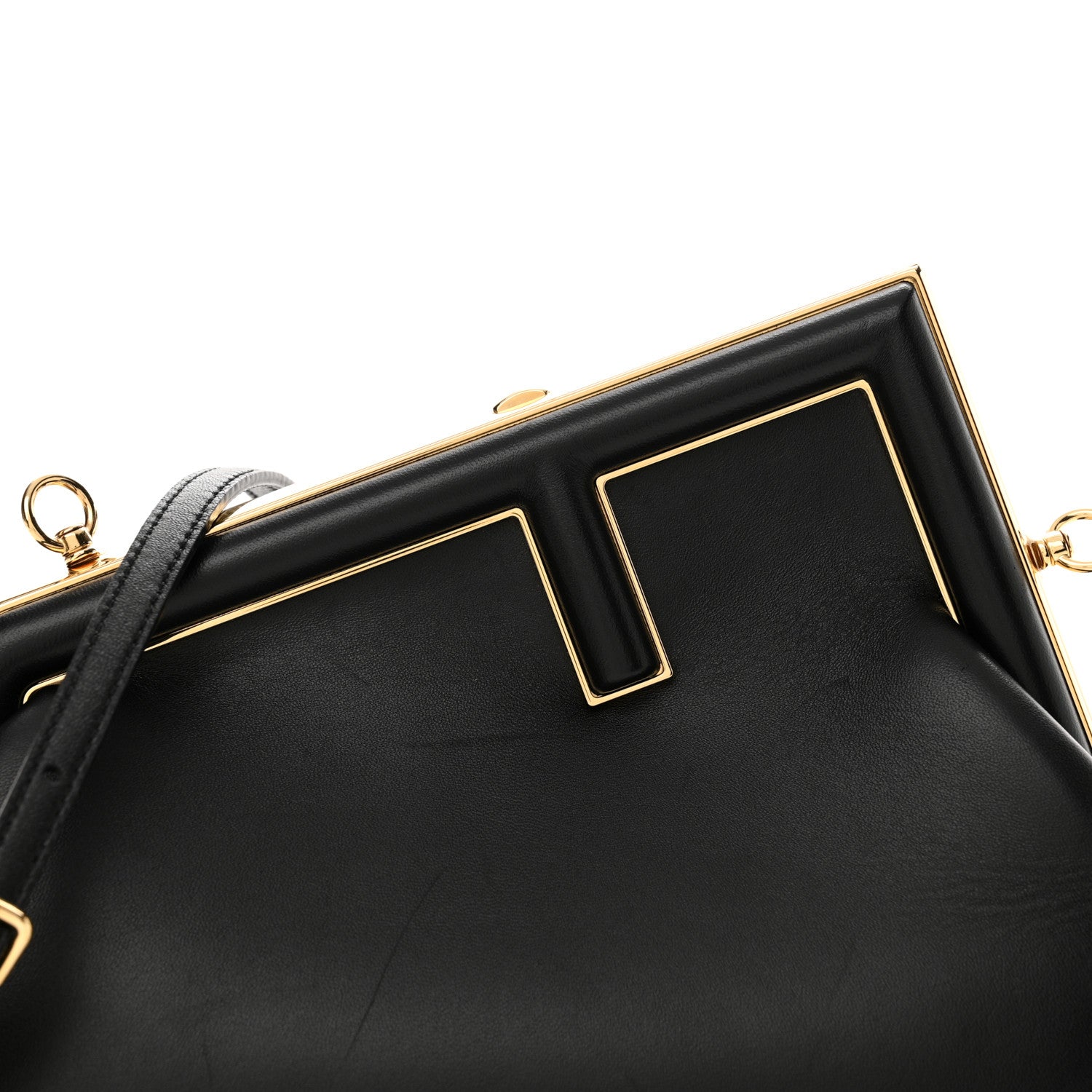 Fendi Shiny Nappa Small Fendi First Black 8 of 13