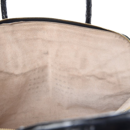 Nancy Gonzalez Crocodile Top Handle Tote Black 11 of 25