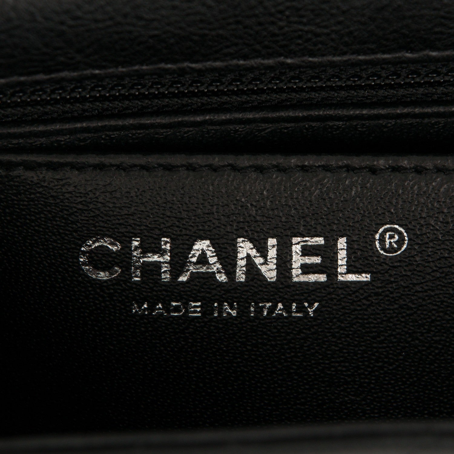 Chanel Calfskin Quilted Mini Square Flap So Black 6 of 7