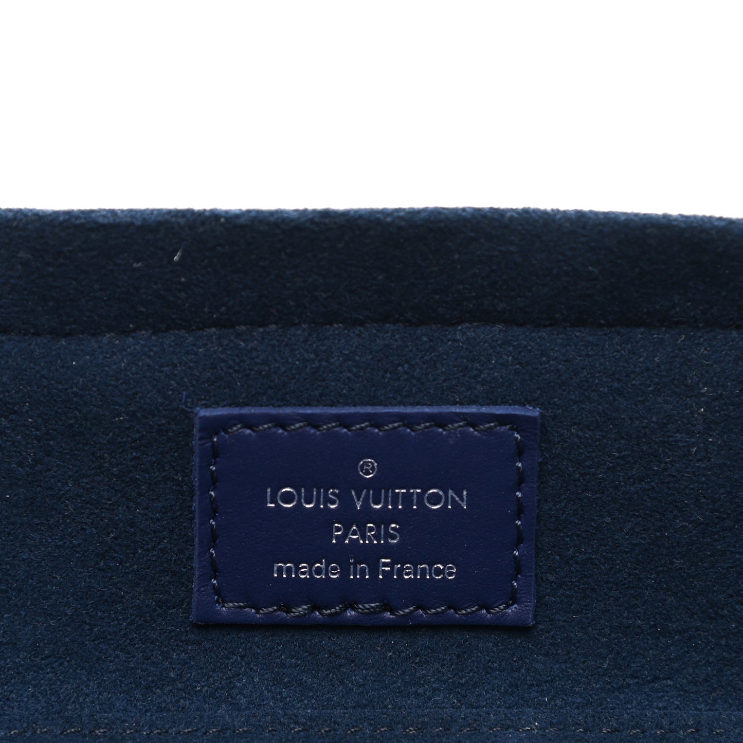 Cowhide Monogram Bandana Sunglasses Case GM Blue White