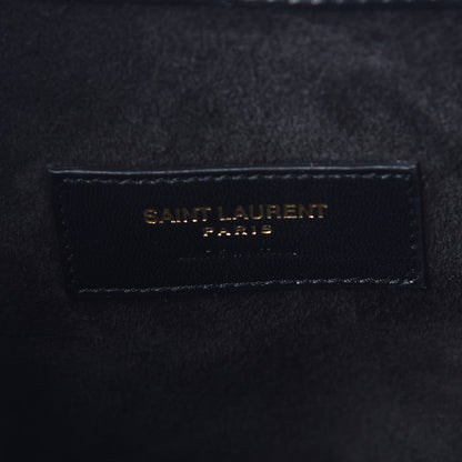 Saint Laurent Jaquard Leopard Baby Emmanuelle Bucket Bag 6 of 9