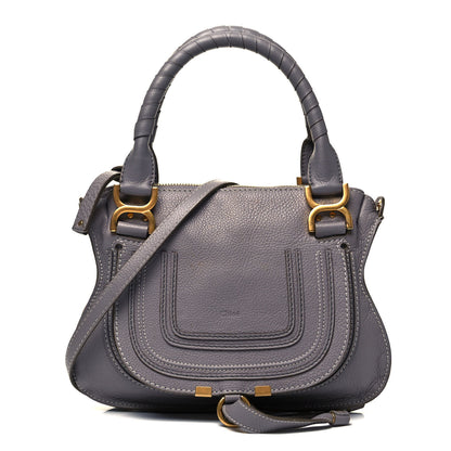 Chloe Calfskin Small Marcie Satchel Cashmere Grey 1 of 8
