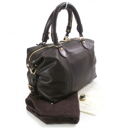 Louis Vuitton Limited SAC LOUIS Leather Handbag Moka 3 of 8