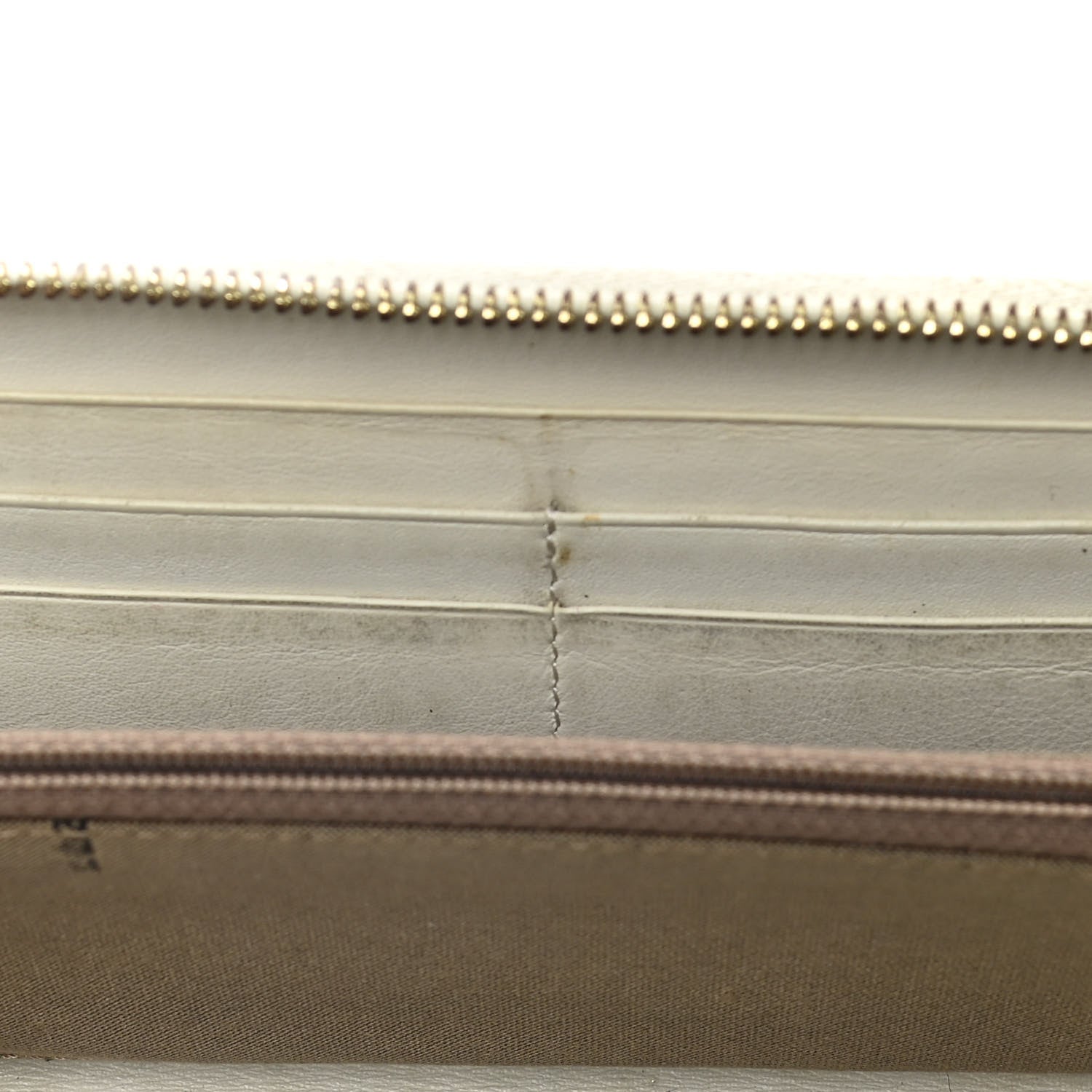 Fendi Zucchino Spalmati FF Multicolor Zip Around Wallet White Multicolor 17 of 18