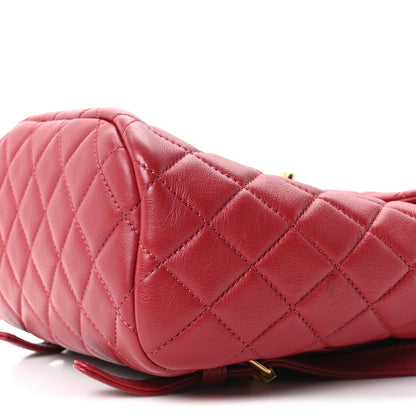 Chanel Lambskin Quilted Mini Urban Spirit Backpack Red 10 of 10