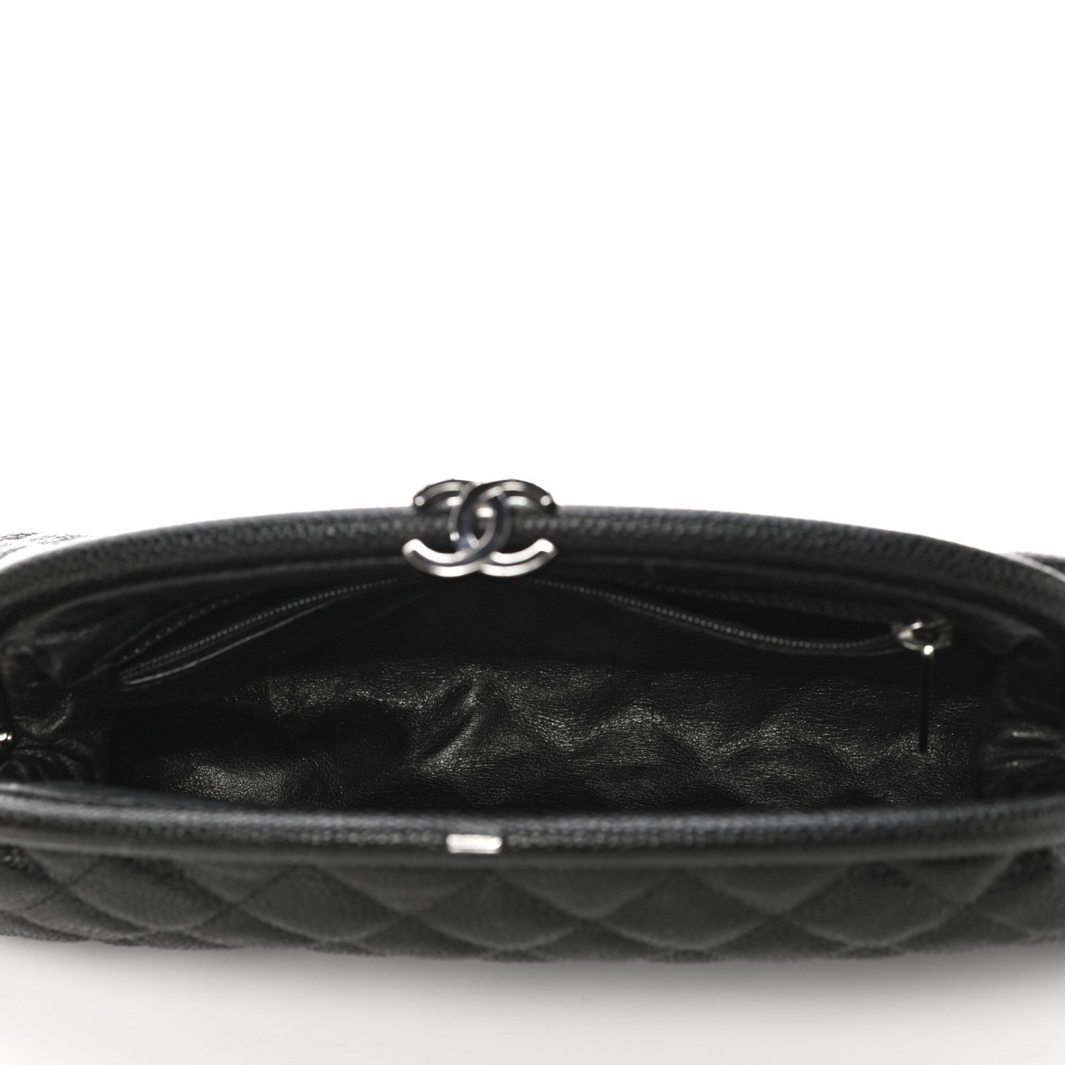 Chanel Caviar Quilted Timeless Clutch Black 6 of 12