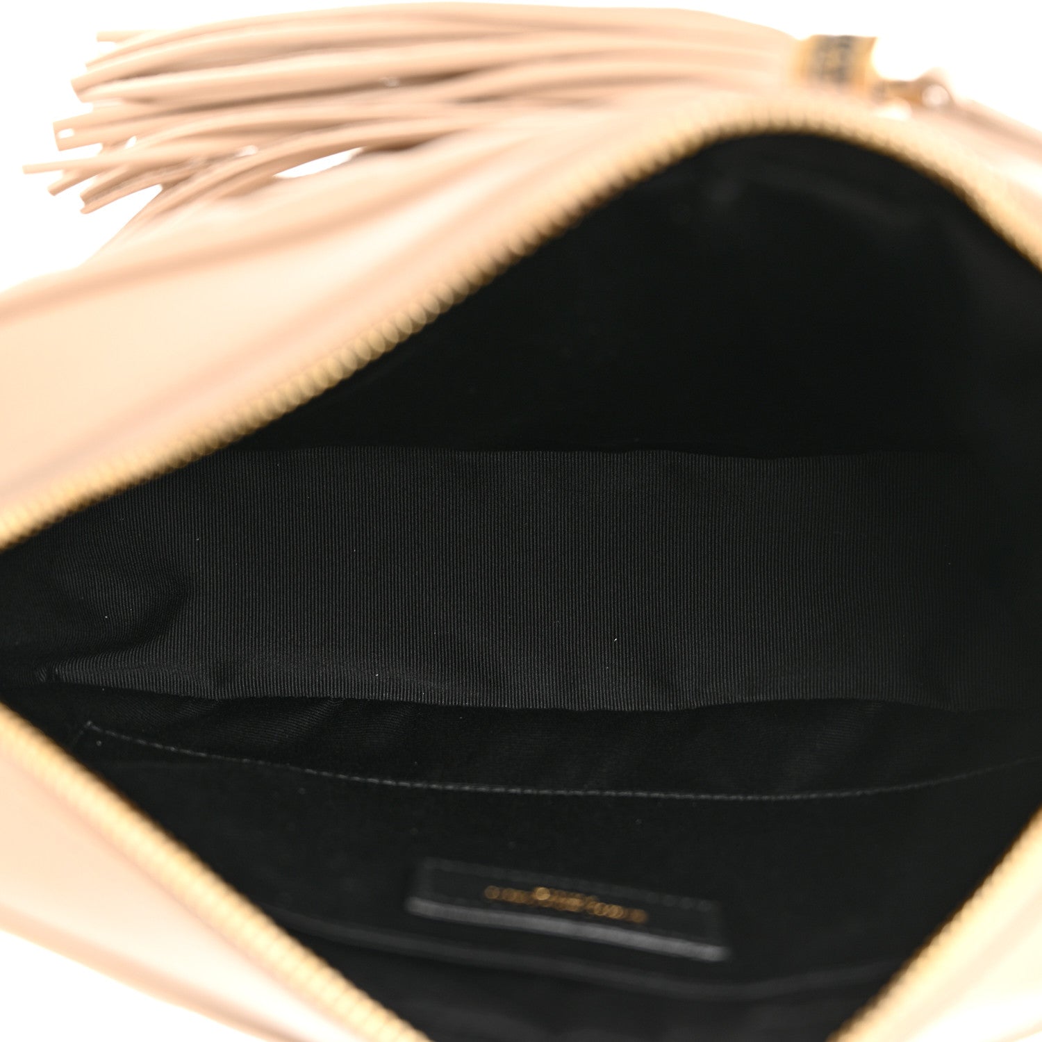 Saint Laurent Calfskin Matelasse Monogram Lou Camera Bag Dark Latte 5 of 13