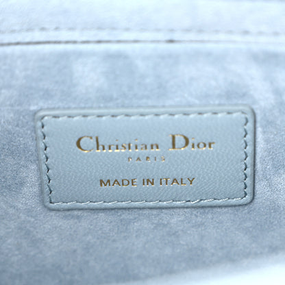 Christian Dior Lambskin Cannage Medium Lady D-Joy Light Blue 6 of 9