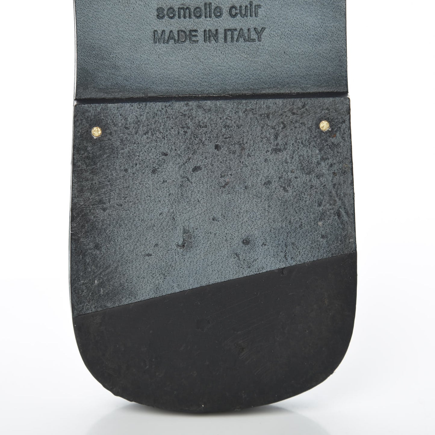 Box Calfskin Oran Sandals 35 Black
