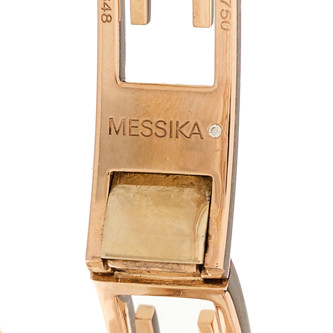 18K Rose Gold Diamond Move 10th Bangle Bracelet