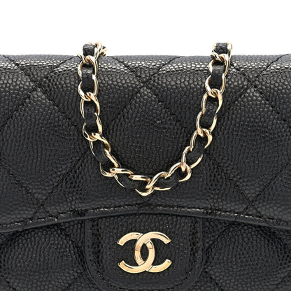 Chanel Caviar Quilted Mini Chain Belt Bag Black 8 of 10