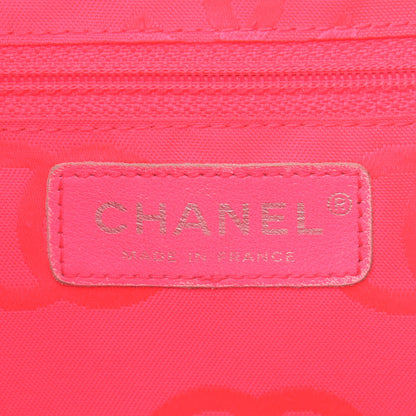 Chanel Calfskin Quilted Large Cambon Bowler White Black 6 of 14