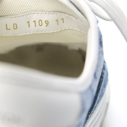 Louis Vuitton Monogram Denim Trocadero Richelieu Sneakers 11 Navy Blue 10 of 15