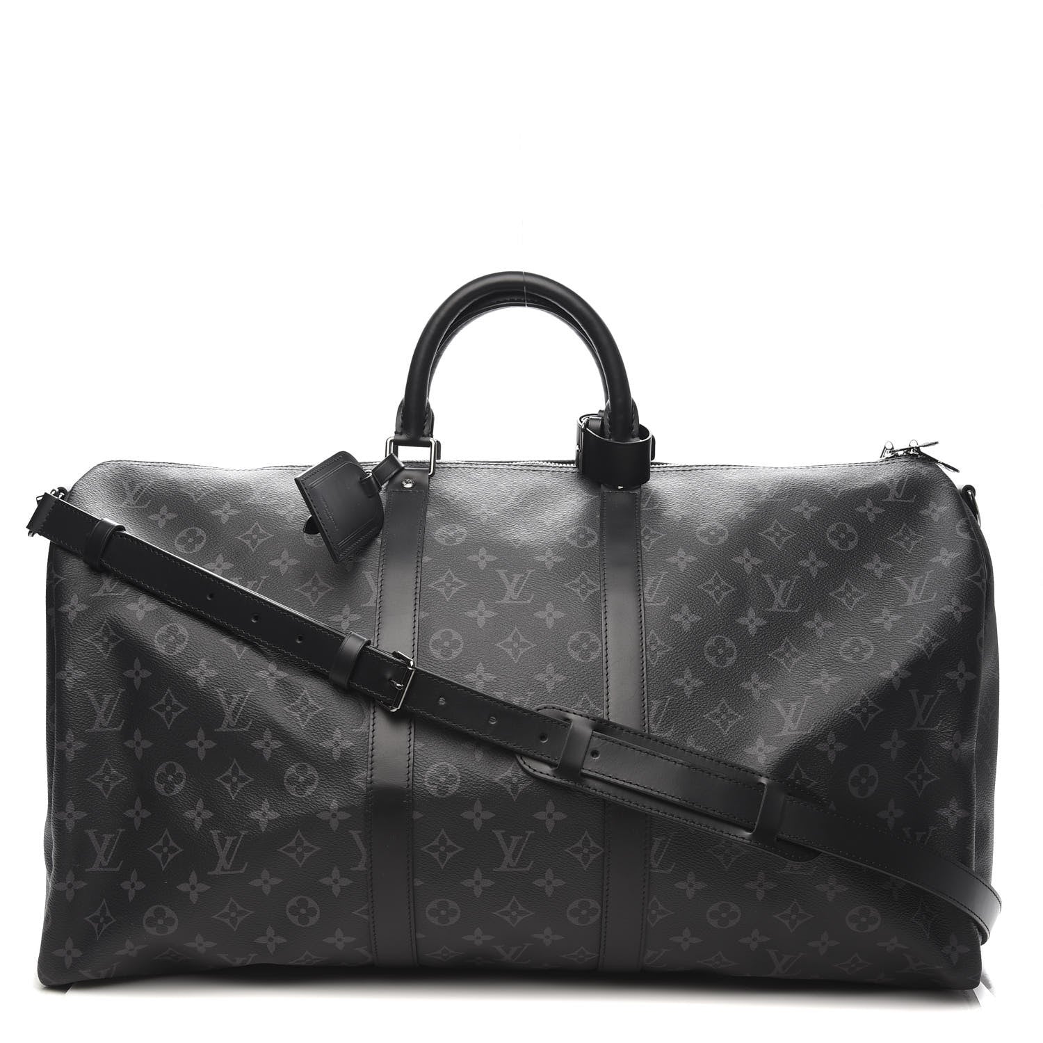 Louis Vuitton Monogram Eclipse Keepall Bandouliere 55 1 of 10