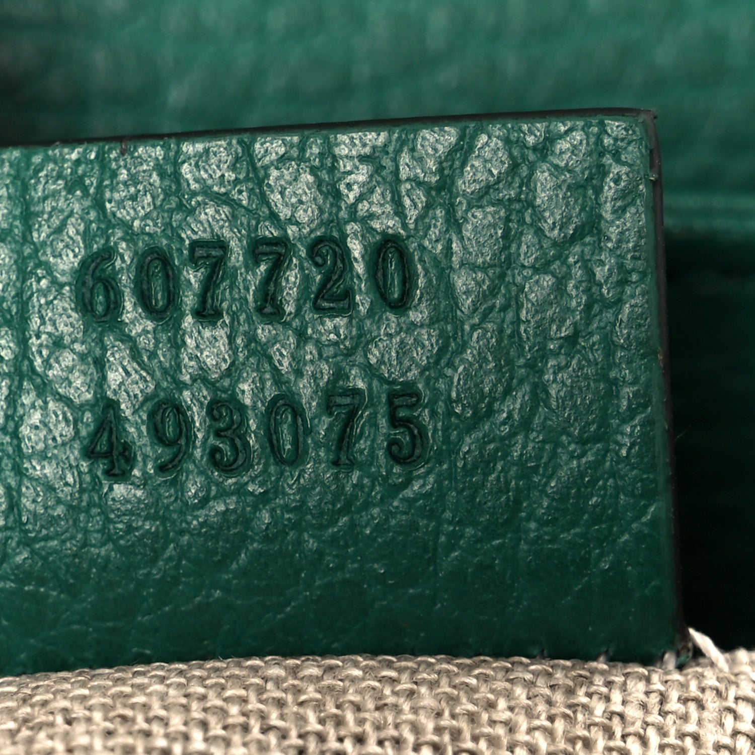 Gucci Dollar Calfskin Interlocking G Crossbody Bag Emerald 7 of 12