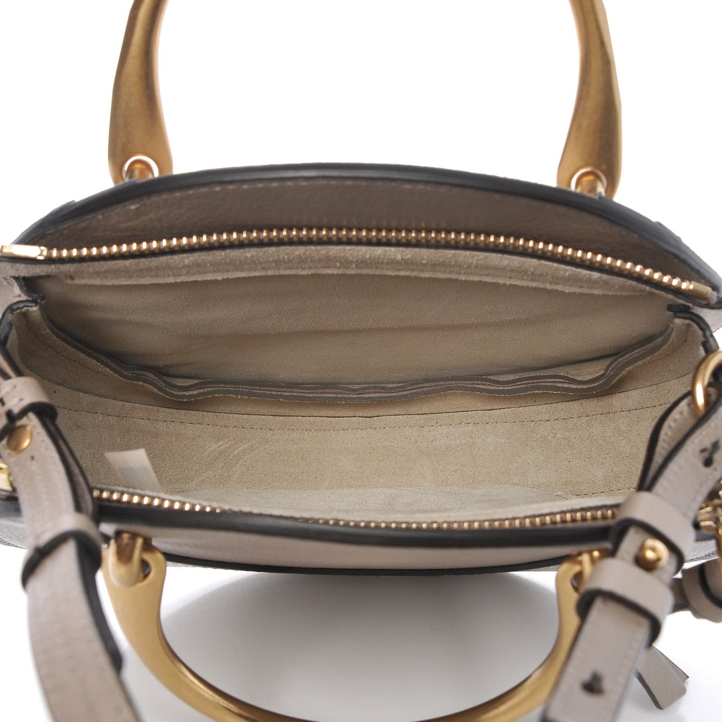 Calfskin Suede Small Pixie Bag Motty Grey