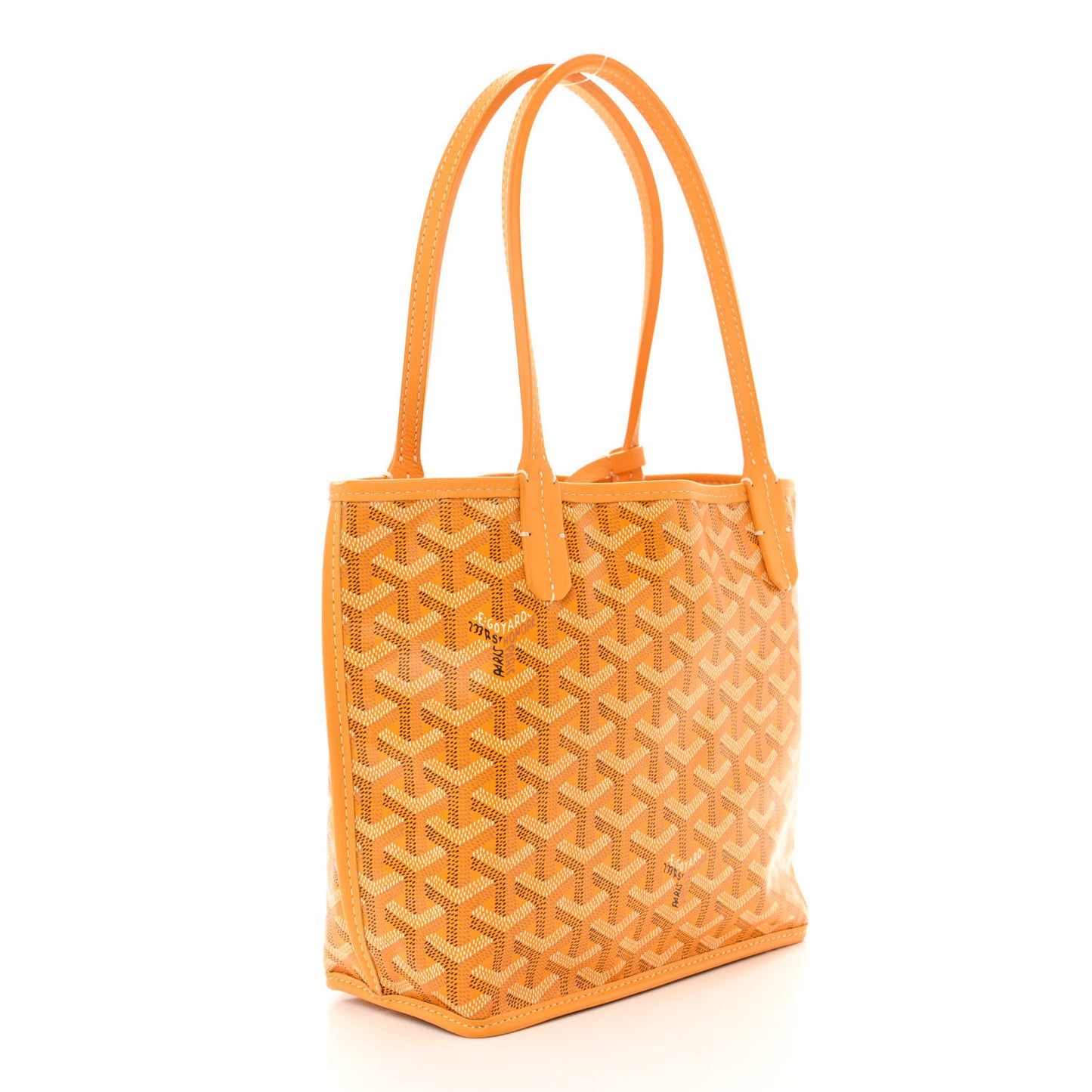 Goyardine Reversible Mini Anjou Yellow