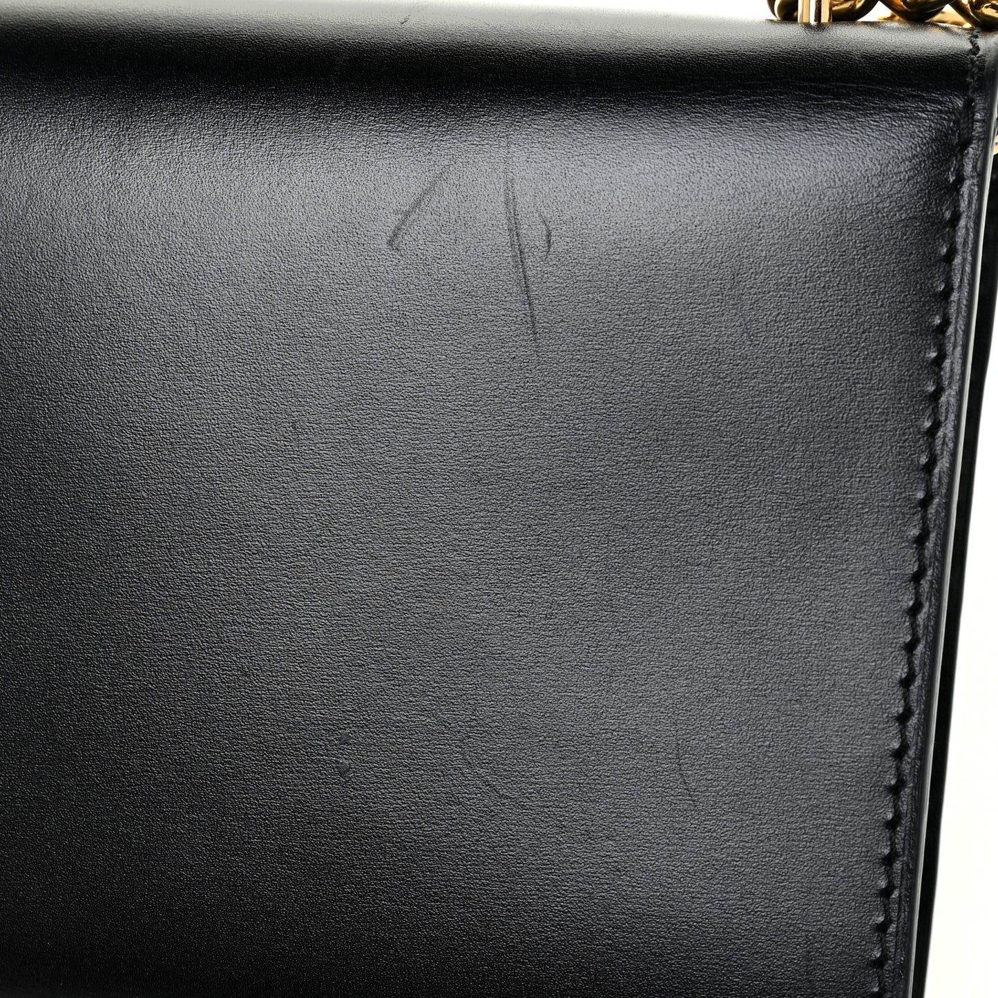 Calfskin Chain Louise MM Black