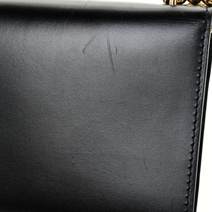 Louis Vuitton Calfskin Chain Louise MM Black 13 of 14