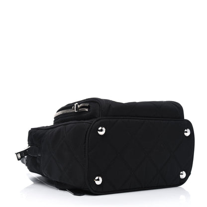 Prada Nylon Tessuto Impuntu Quilted Backpack Black 3 of 13