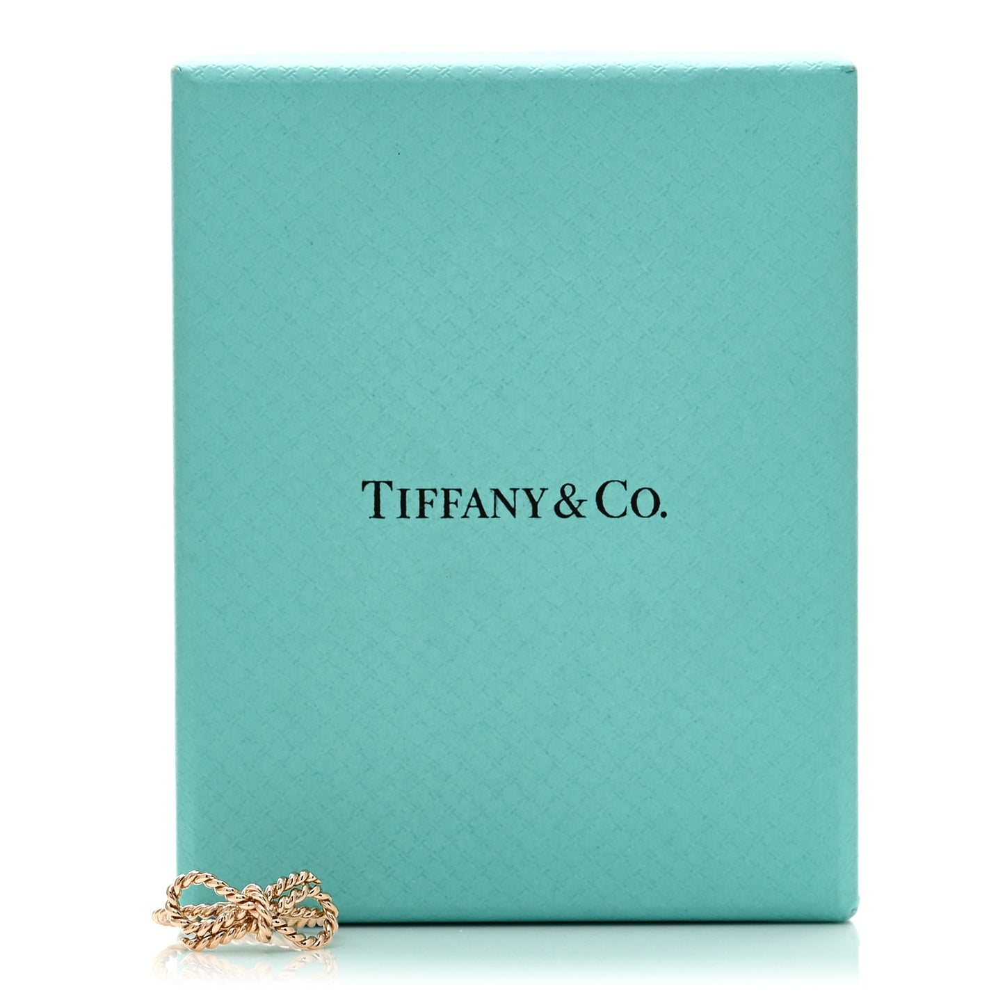 18K Rose Gold Twist Bow Ring 49 5