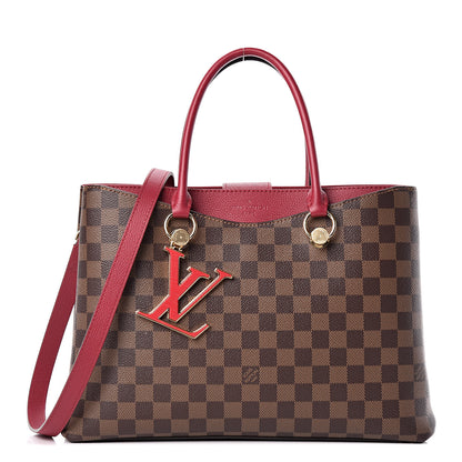 Louis Vuitton Damier Ebene LV Riverside Lie De Vin 1 of 13