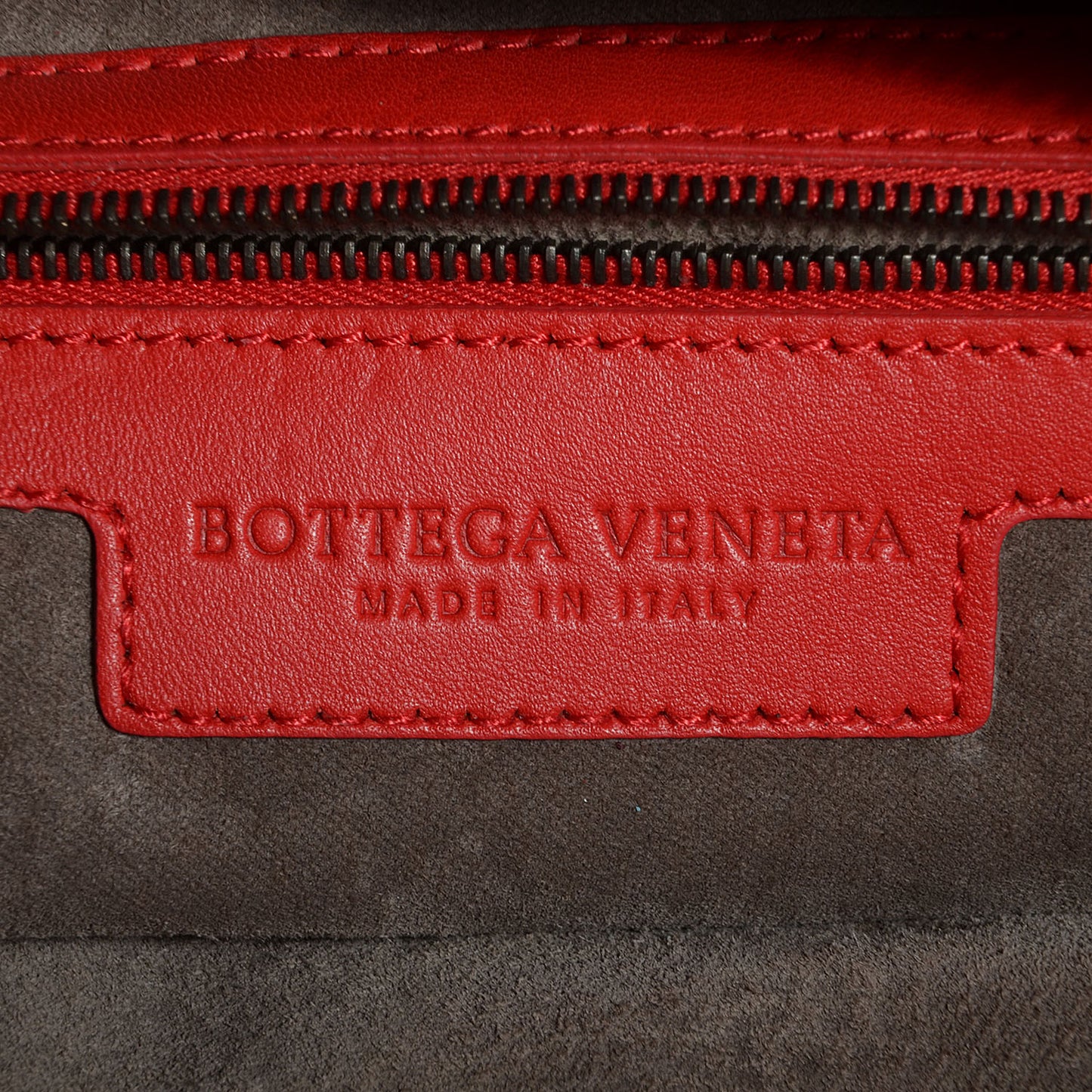 Nappa Intrecciato Large Veneta Hobo Corniola