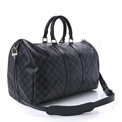 Louis Vuitton Damier Graphite Keepall Bandouliere 45 3 of 9