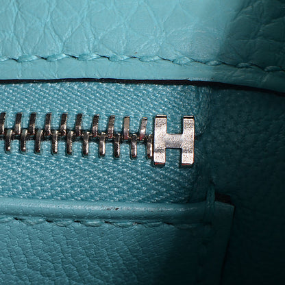 Hermes Togo Kelly Retourne 32 Bleu Atoll 14 of 21