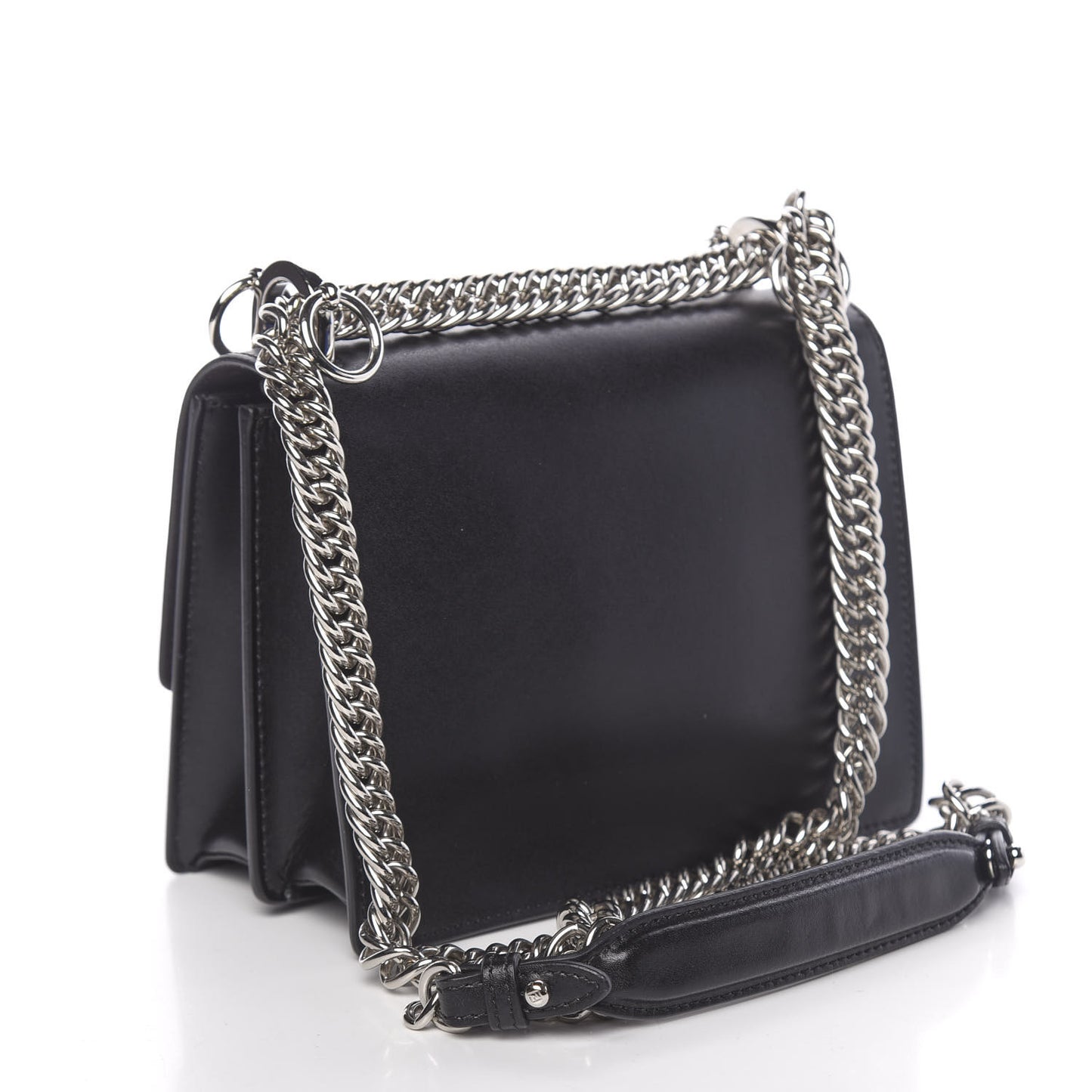 Vitello Liberty Studded Small Kan I Shoulder Bag Black Multicolor