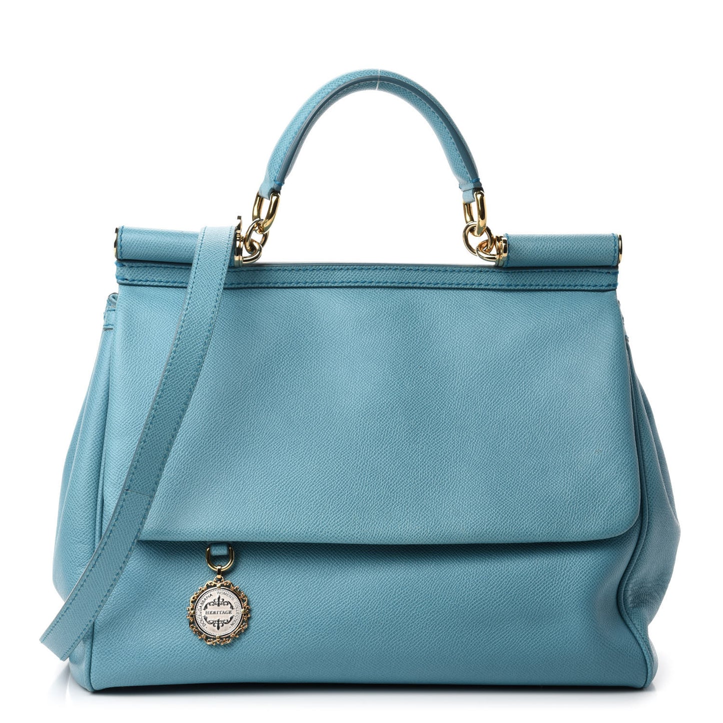 Dauphine Large Miss Sicily Satchel Light Blue