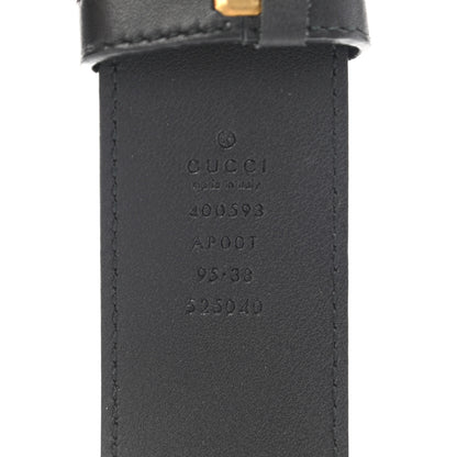 Gucci Calfskin Double G 40mm Belt 95 38 Black 3 of 12