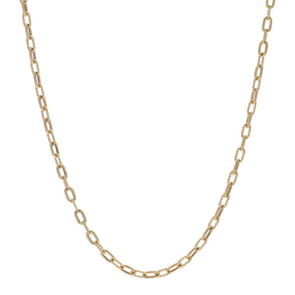 David Yurman 18K Yellow Gold 3mm Madison Three Ring Chain Necklace 1 of 4