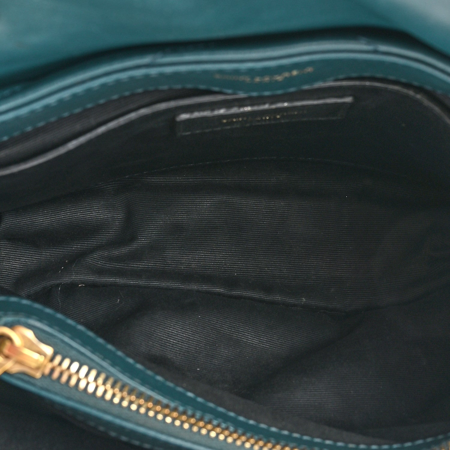 Saint Laurent Calfskin Y Quilted Monogram Small Loulou Chain Satchel Green 7 of 15