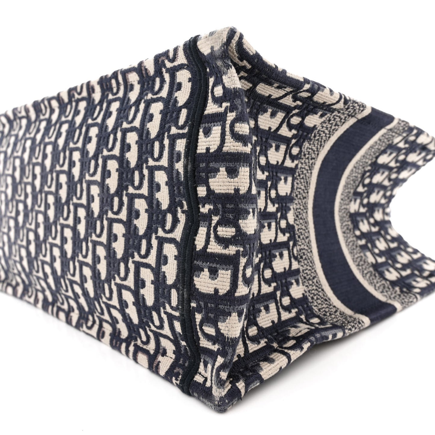 Oblique Medium Book Tote Blue Multicolor