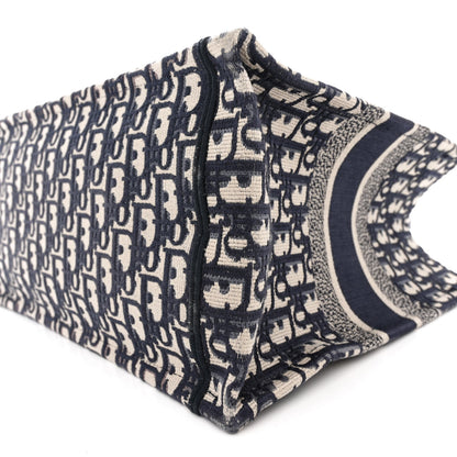 Christian Dior Oblique Medium Book Tote Blue Multicolor 10 of 14