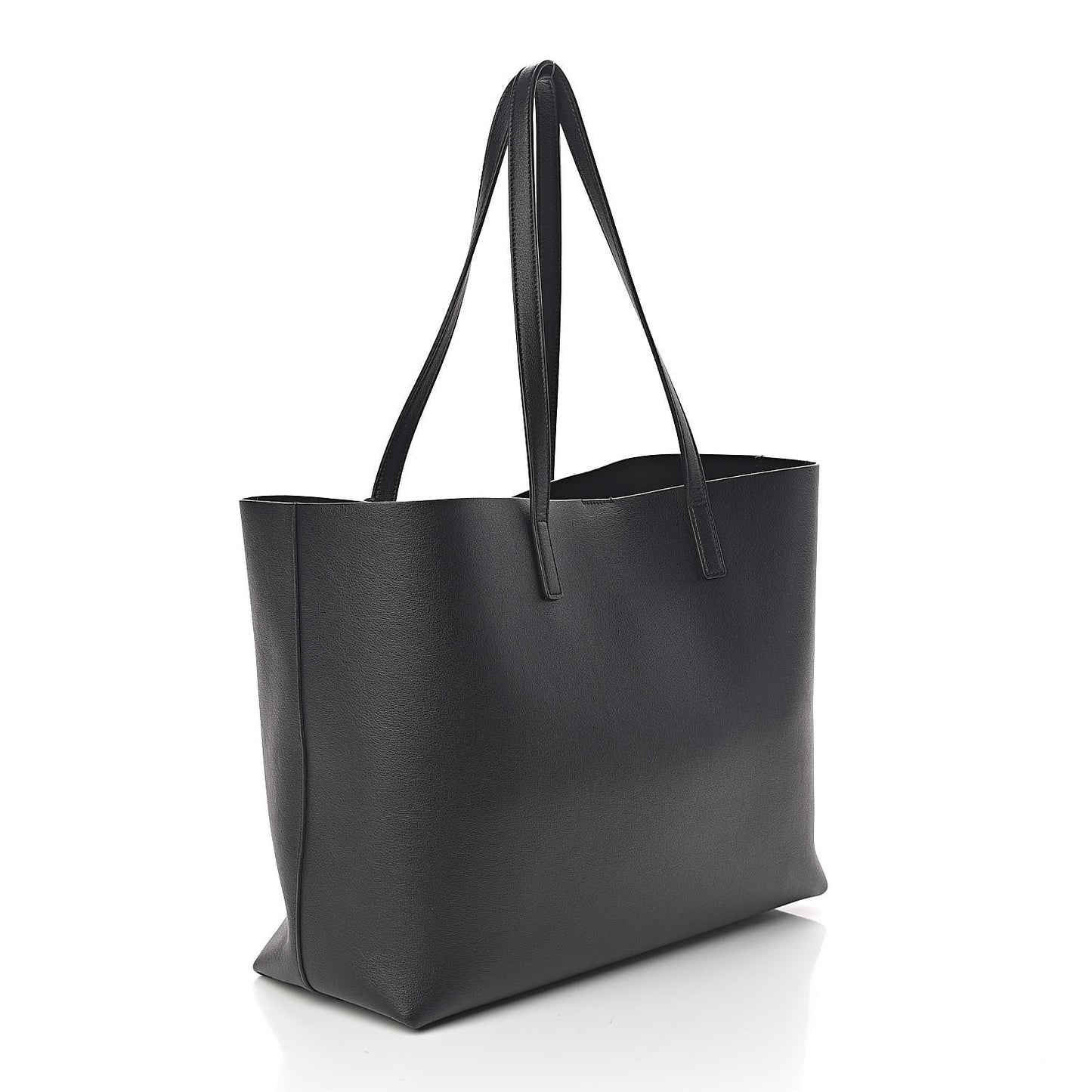 Calfskin Large Shopping Tote Black