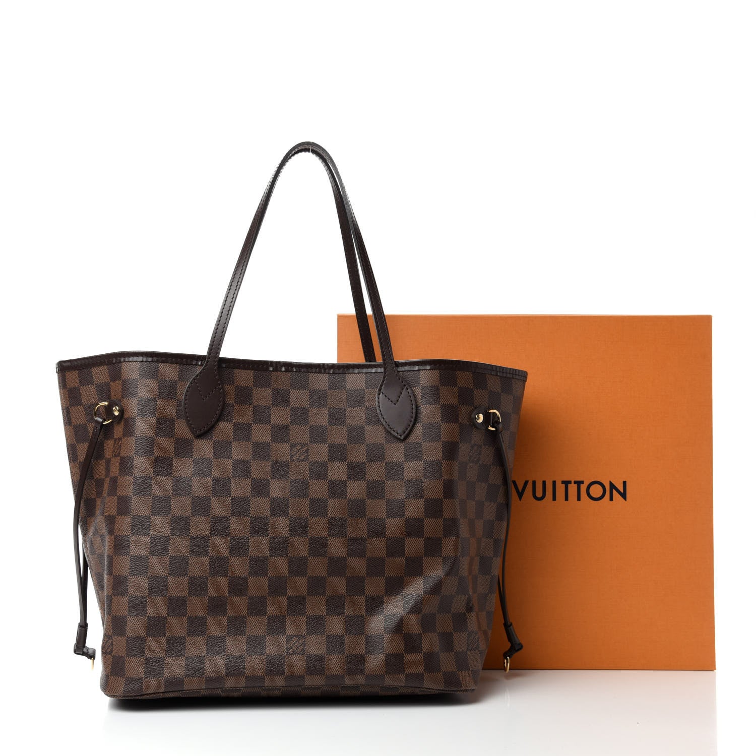 Louis Vuitton Damier Ebene Neo Neverfull MM Rose Ballerine 14 of 14